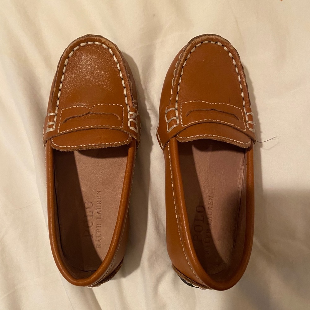 Polo Ralph Lauren boys leather dress shoes